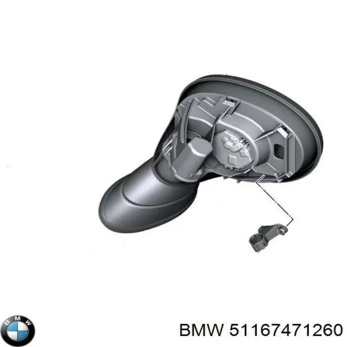 Lusterko wsteczne prawe Mini COUNTRYMAN kombi (F60) (2016 - 2026) cena, od 225,81 USD
