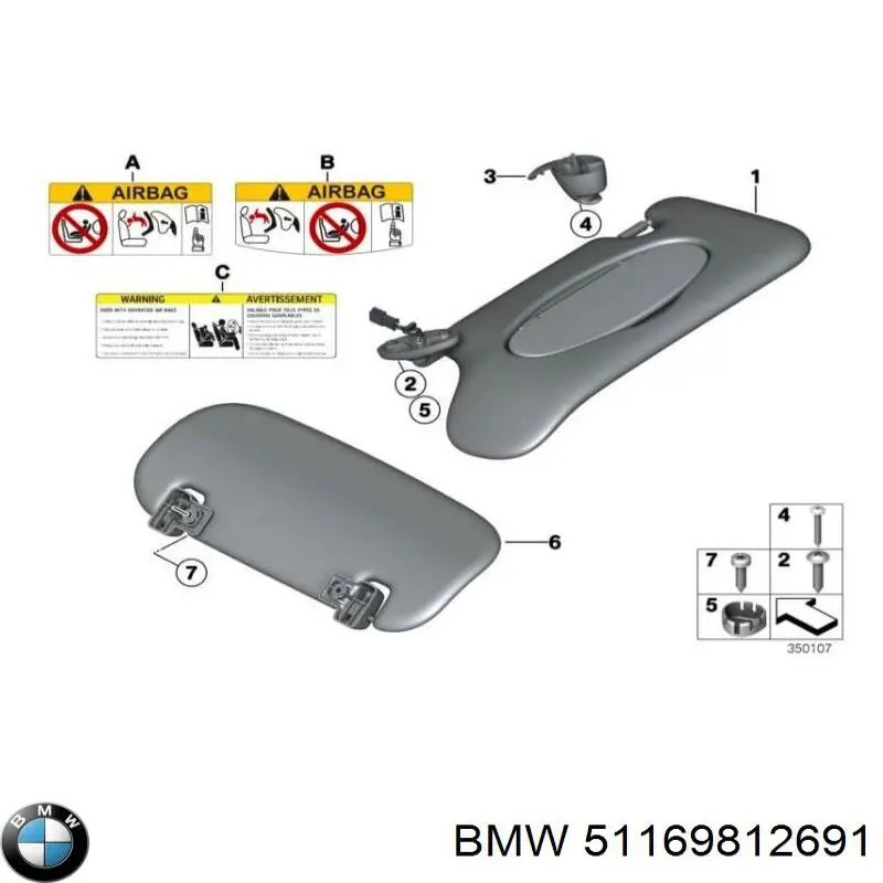 Osłona przeciwsłoneczna Mini COUNTRYMAN hatchback (R60) (2010 - 2016) cena, od 45,03 USD