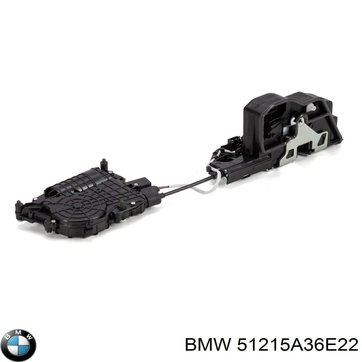 51215A36E22 BMW Zamek drzwi przednich prawych