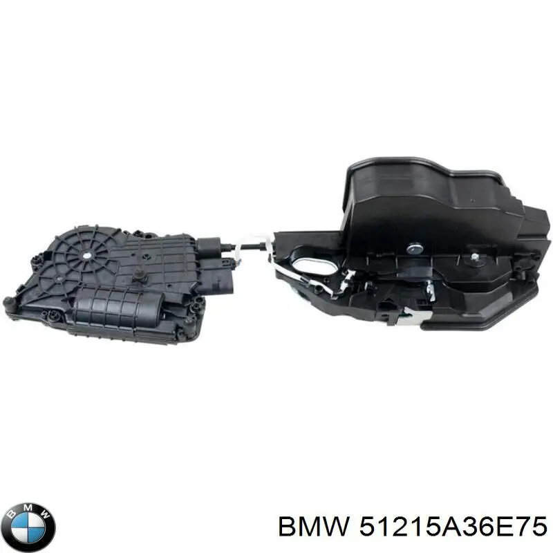 Zamek drzwi przednich lewych BMW 51215A36E75 cena, od 198,45 USD