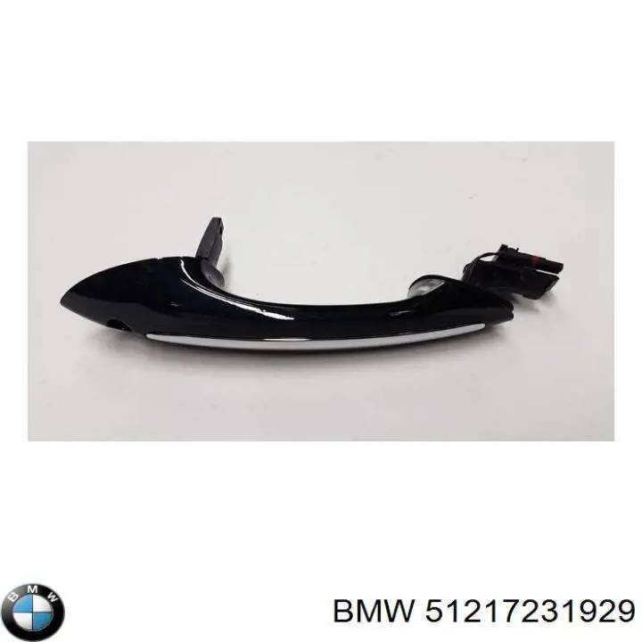 Klamka drzwi tylnych zewnętrzna lewa BMW 51217231929 cena, od 80,02 USD