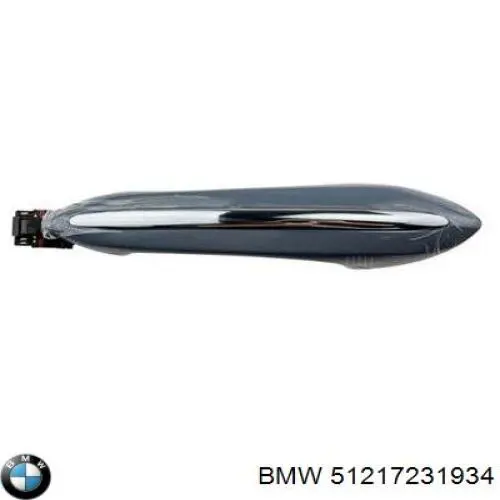 Klamka drzwi prawych przednia/tylna zewnętrzna BMW 51217316384 cena, od 84,90 USD