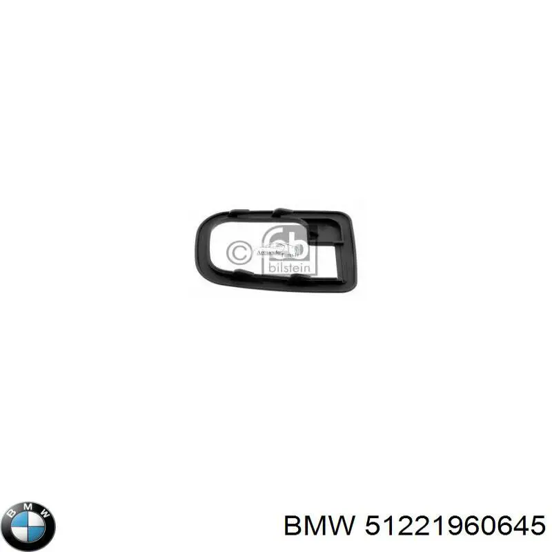 Do koszyka 51221960645 BMW Obicie klamki wewnętrznej drzwi przednich lewych