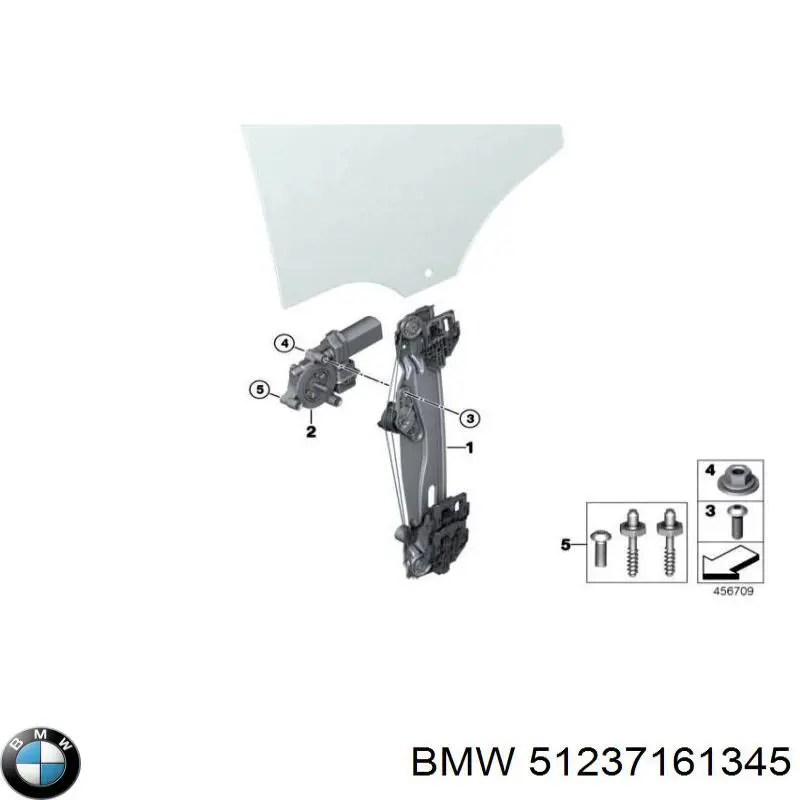 51237161345 BMW uszczelka maski