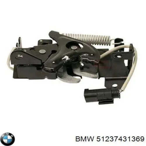 51237431369 BMW Zamek maski lewy