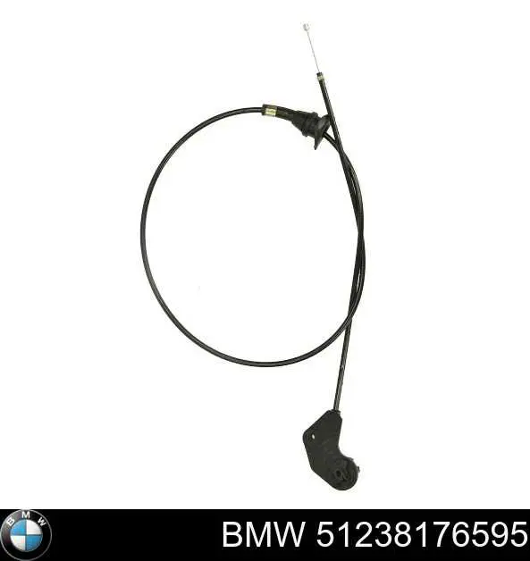 Do koszyka 51238176595 BMW Linka otwierania maski tylna