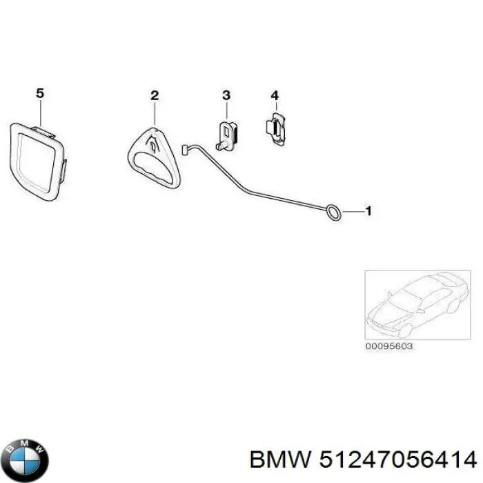 Do koszyka 51247056414 BMW Czujnik AIRBAG przedni