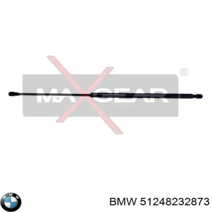 Amortyzator klapy bagażnika (3/5 drzwi-tylnych) BMW 51248232873 cena, od 15,68 USD