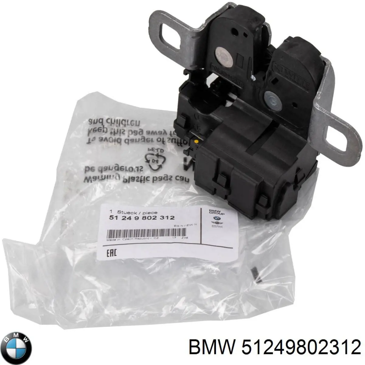 Zamek klapy bagażnika (3/5 drzwi tylnych) BMW 51249802312 cena, od 51,88 USD