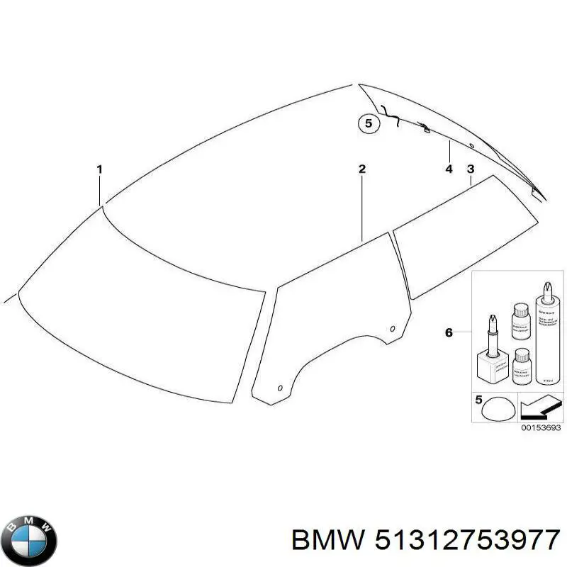 Szyba przednia BMW 51312753977 cena, od 556,87 USD