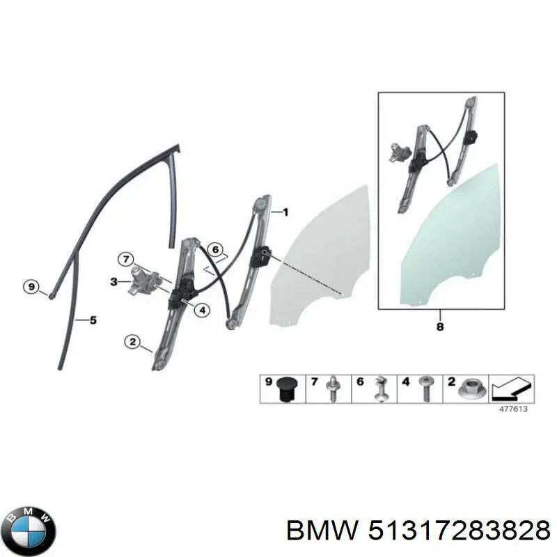 Szyba przednia BMW 51317283828 cena, od 183,04 USD