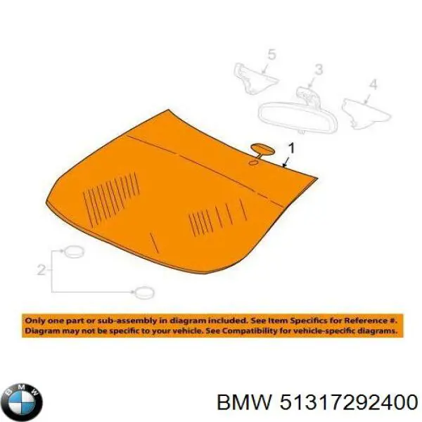 51317292400 BMW Szyba przednia