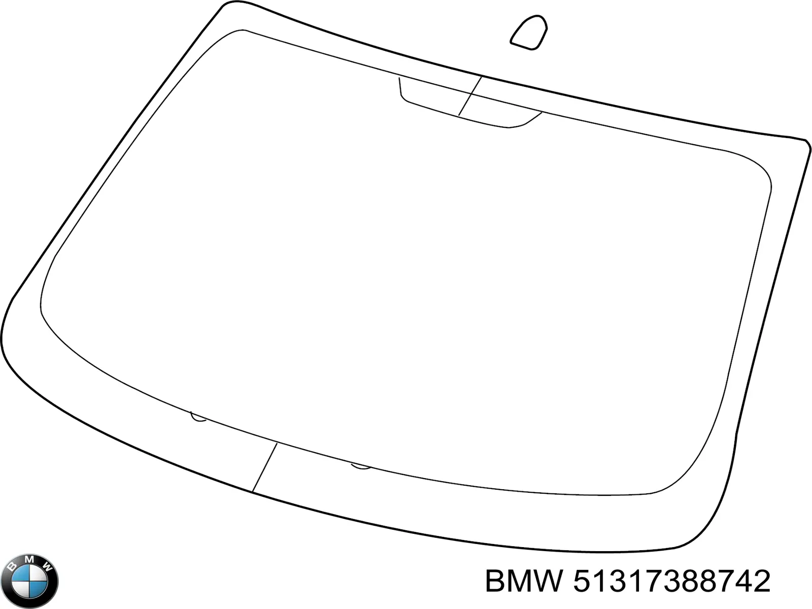 Szyba przednia BMW 51317388742 cena, od 670,66 USD