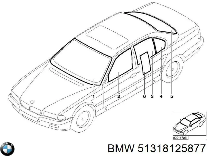 Szyba przednia BMW 51318125877 cena, od 153,30 USD