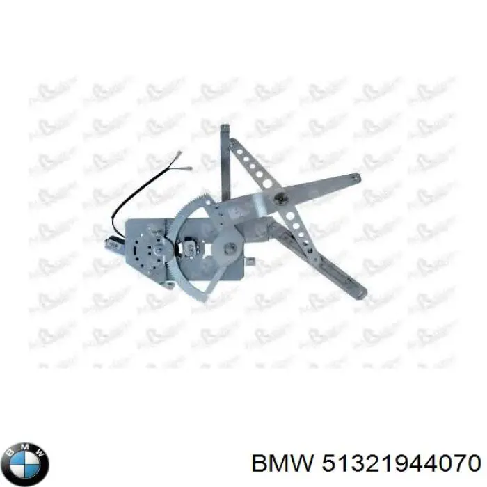 Do koszyka Mechanizm podnoszenia szyby drzwi przednich prawych BMW 5  E34