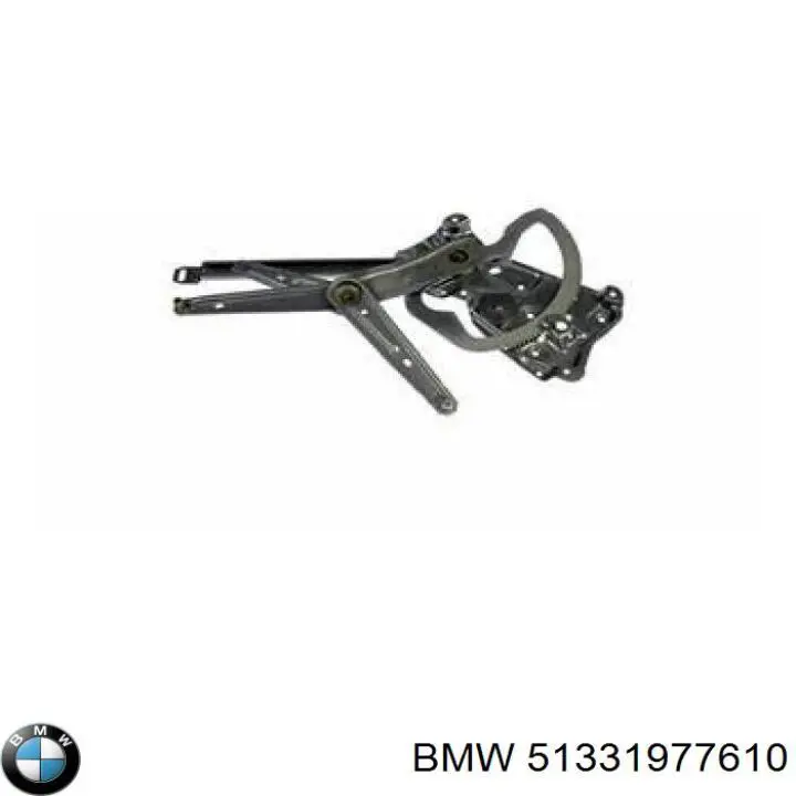 Do koszyka 51331977610 BMW Mechanizm podnoszenia szyby drzwi przednich prawych