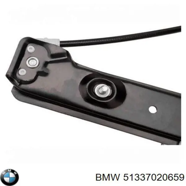 Mechanizm podnoszenia szyby drzwi przednich lewych BMW 51337020659 cena, od 38,89 USD
