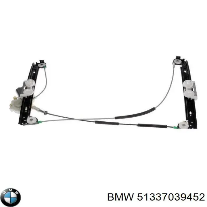 Do koszyka 51337039452 BMW Mechanizm podnoszenia szyby drzwi przednich prawych
