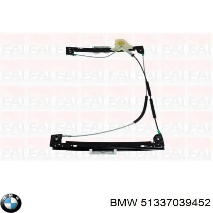 51337039452 BMW Mechanizm podnoszenia szyby drzwi przednich prawych