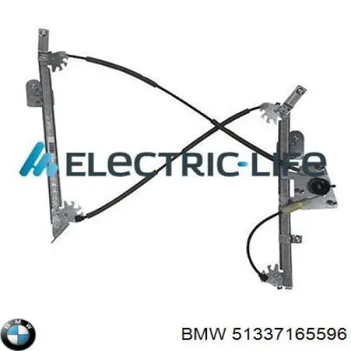 Mechanizm podnoszenia szyby drzwi przednich prawych BMW 51337165596 cena, od 80,71 USD