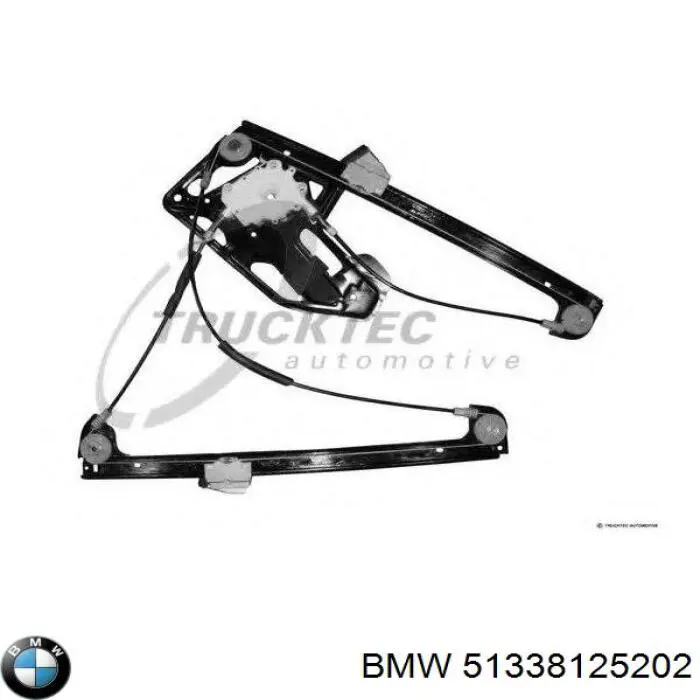 Do koszyka 51338125202 BMW Mechanizm podnoszenia szyby drzwi przednich prawych