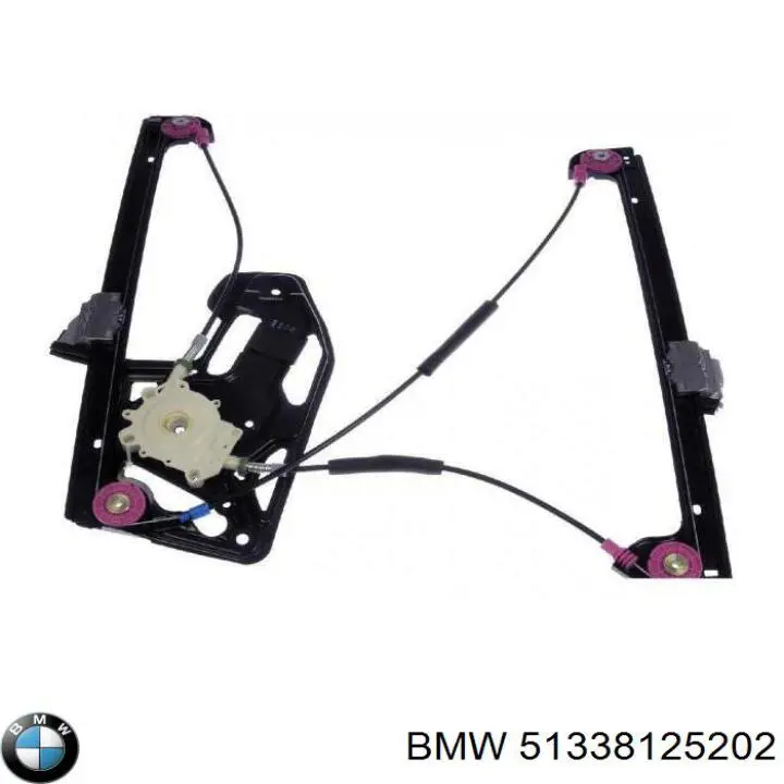 Mechanizm podnoszenia szyby drzwi przednich prawych BMW 51338125202 cena, od 73,45 USD