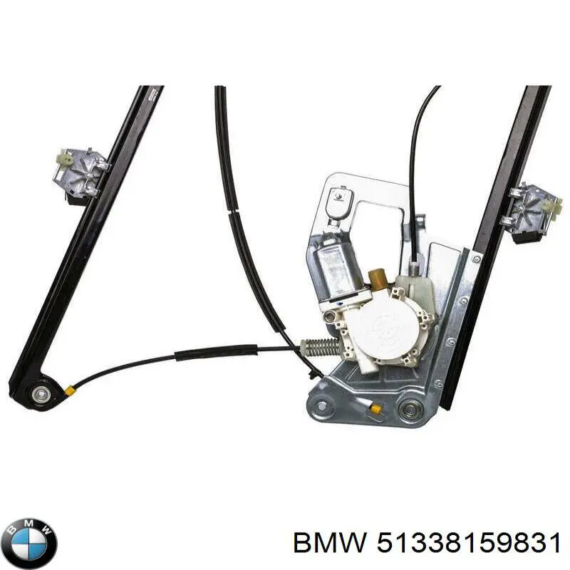 51338159831 BMW mechanizm podnoszenia szyby drzwi przednich lewych