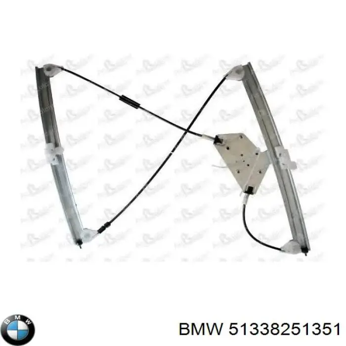 Mechanizm podnoszenia szyby drzwi przednich lewych BMW 51338251351 cena, od 76,88 USD
