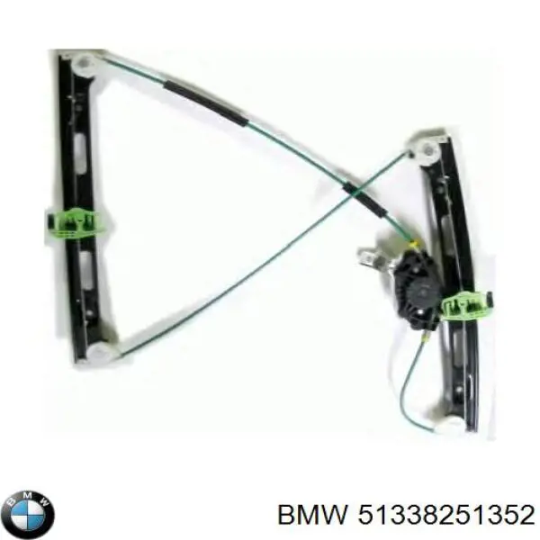 Do koszyka 51338251352 BMW Mechanizm podnoszenia szyby drzwi przednich prawych