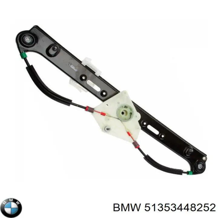 Mechanizm podnoszenia szyby drzwi tylnych prawych BMW 51353448252 cena, od 49,89 USD