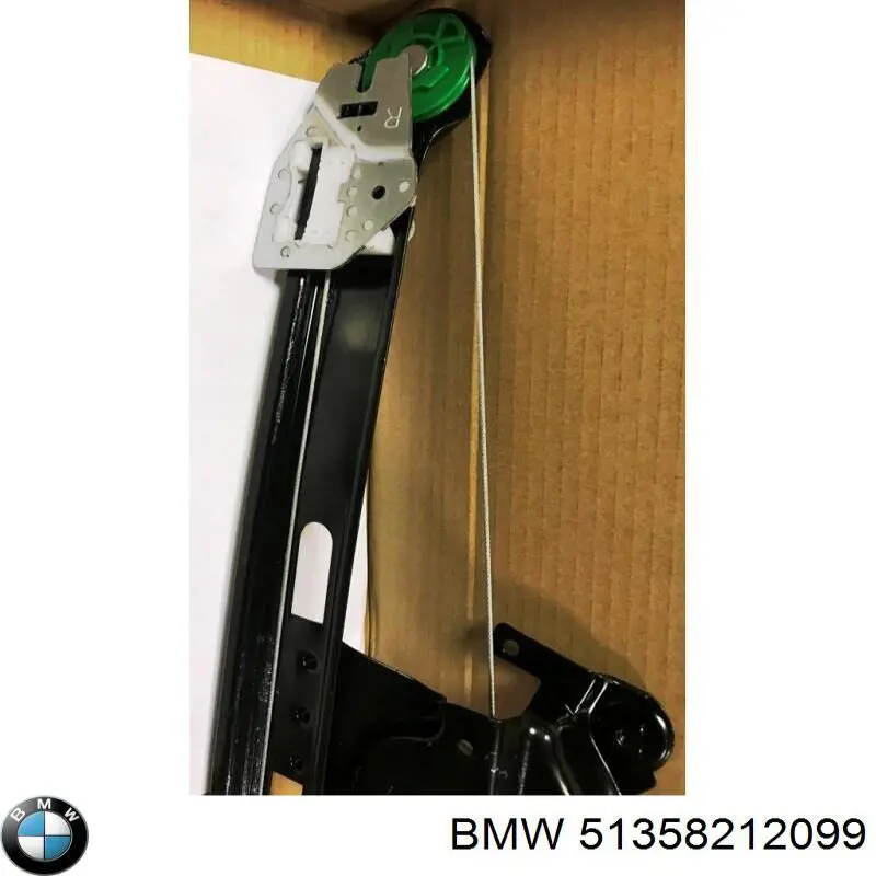 Do koszyka 51358212099 BMW Mechanizm podnoszenia szyby drzwi tylnych lewych