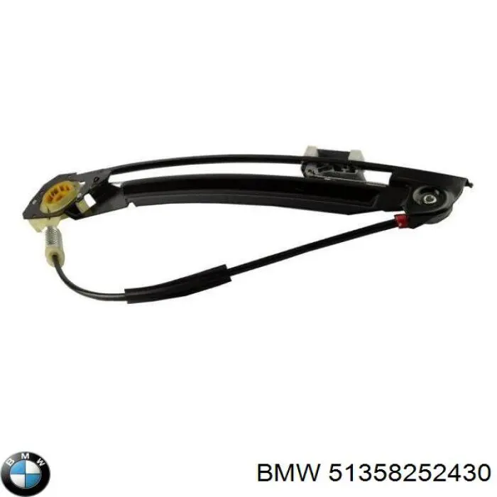 Mechanizm podnoszenia szyby drzwi tylnych prawych BMW 51358252430 cena, od 58,72 USD