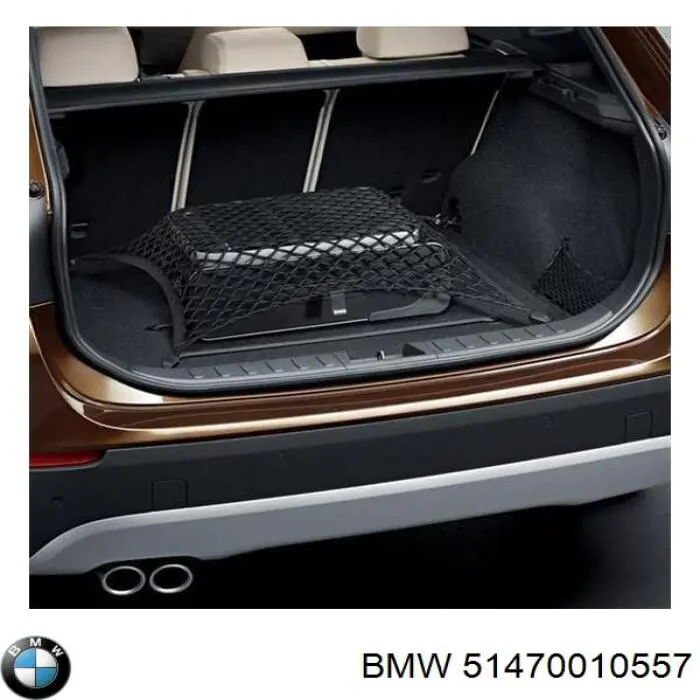 Do koszyka 51470010557 BMW Siatka bagażnika