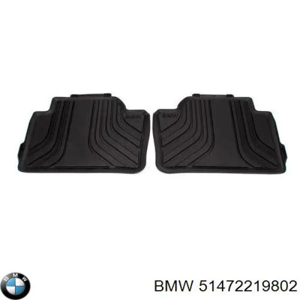 51472219802 BMW Dywanik tylny, zestaw 2 szt.