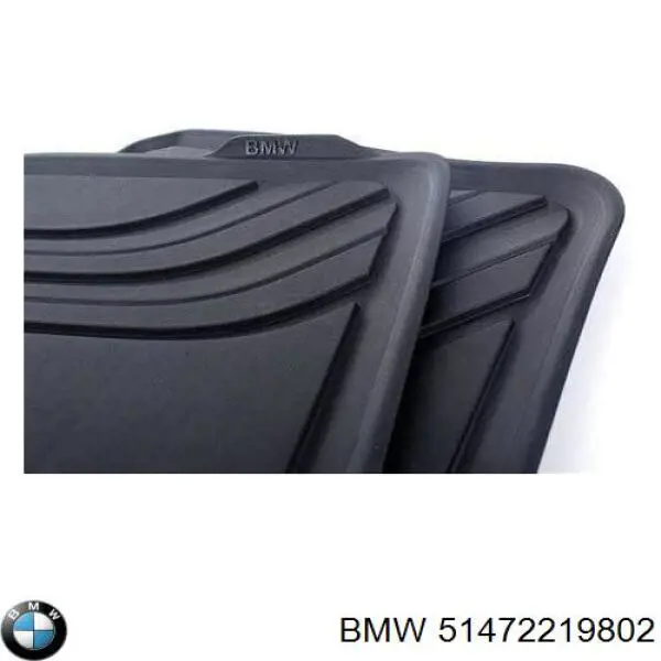 Do koszyka 51472219802 BMW Dywanik tylny, zestaw 2 szt.