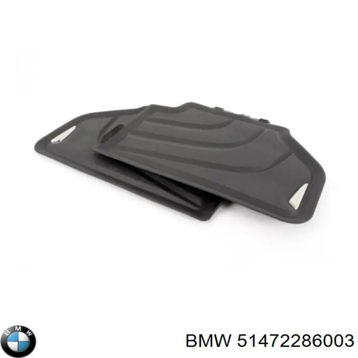Do koszyka 51472286003 BMW Dywanik tylny, zestaw 2 szt.