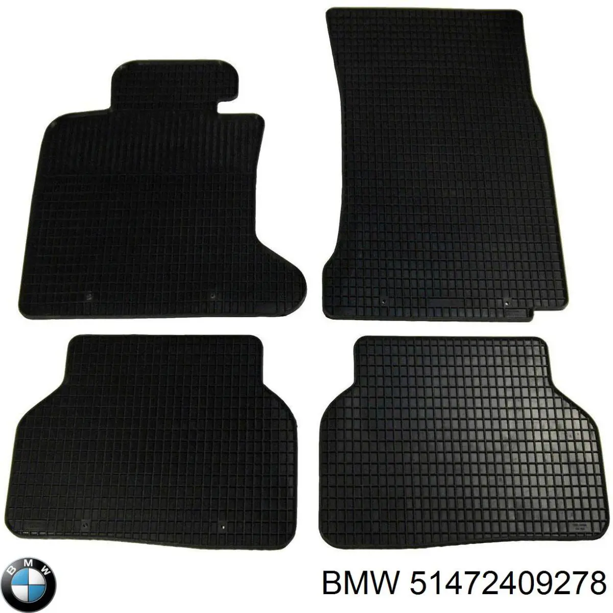 Do koszyka 51472409278 BMW Dywanik przedni, zestaw 2 szt.