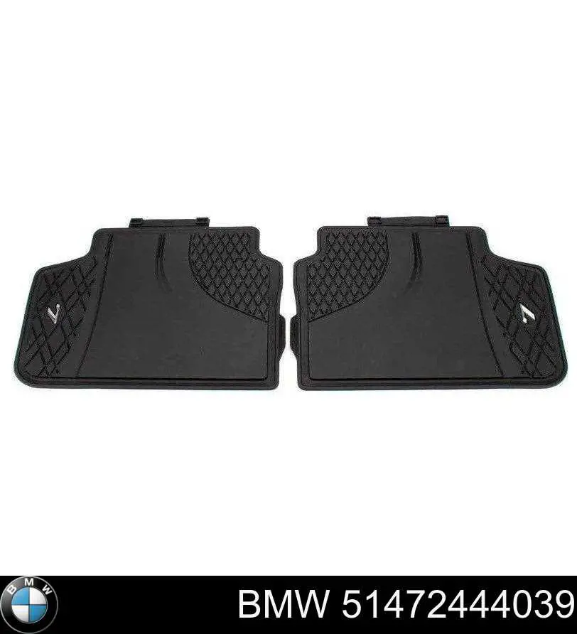 51472444039 BMW Dywanik tylny, zestaw 2 szt.