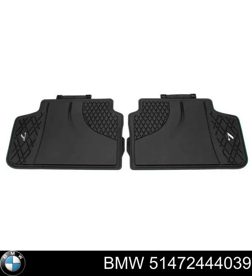 Dywanik tylny, zestaw 2 szt. BMW 51472444039 cena, od 111,73 USD