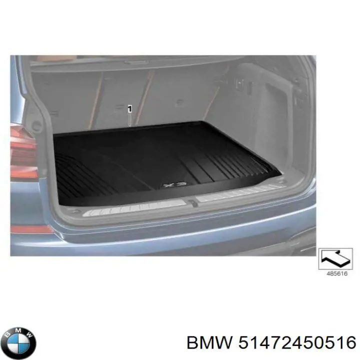 51472450516 BMW Dywanik bagażnika