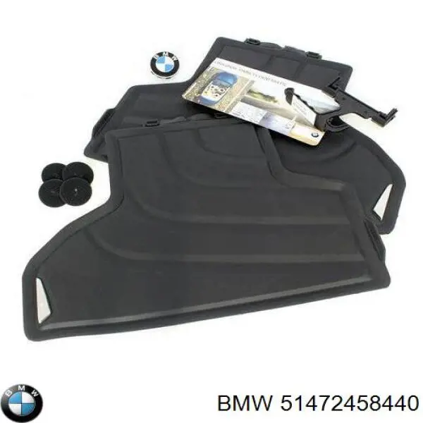 Do koszyka 51472458440 BMW Dywanik tylny, zestaw 2 szt.