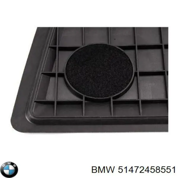 Do koszyka 51472458551 BMW Dywanik przedni, zestaw 2 szt.