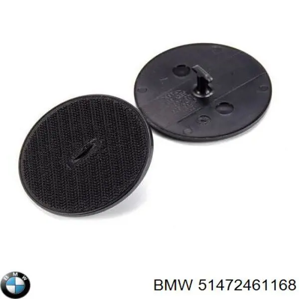 Do koszyka 51472461168 BMW Dywanik przedni, zestaw 2 szt.