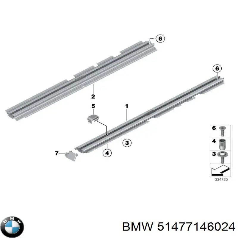  BMW 51477146024 cena, od 4,71 USD