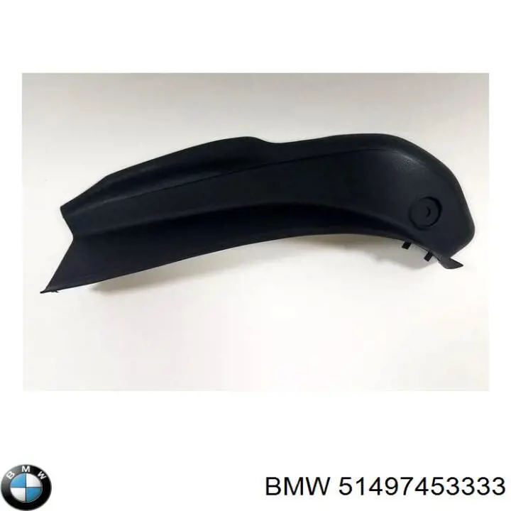 51497453333 BMW Nakładka lewego tylnego żyłobka spustowego