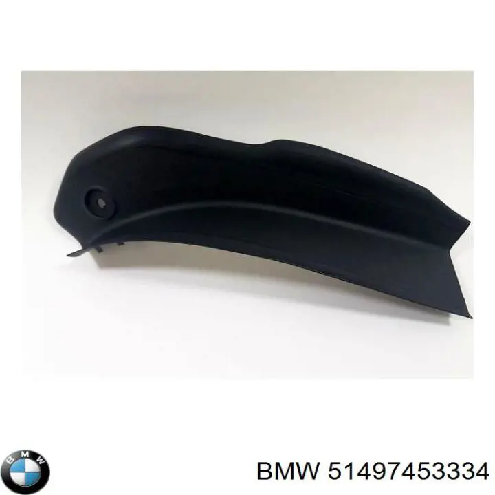 51497453334 BMW Nakładka prawego tylnego żyłobka spustowego