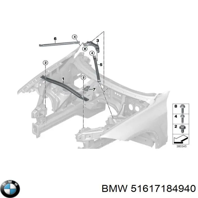 Wspornik przedniej osi zawieszenia prawy do BMW X5 (E70)