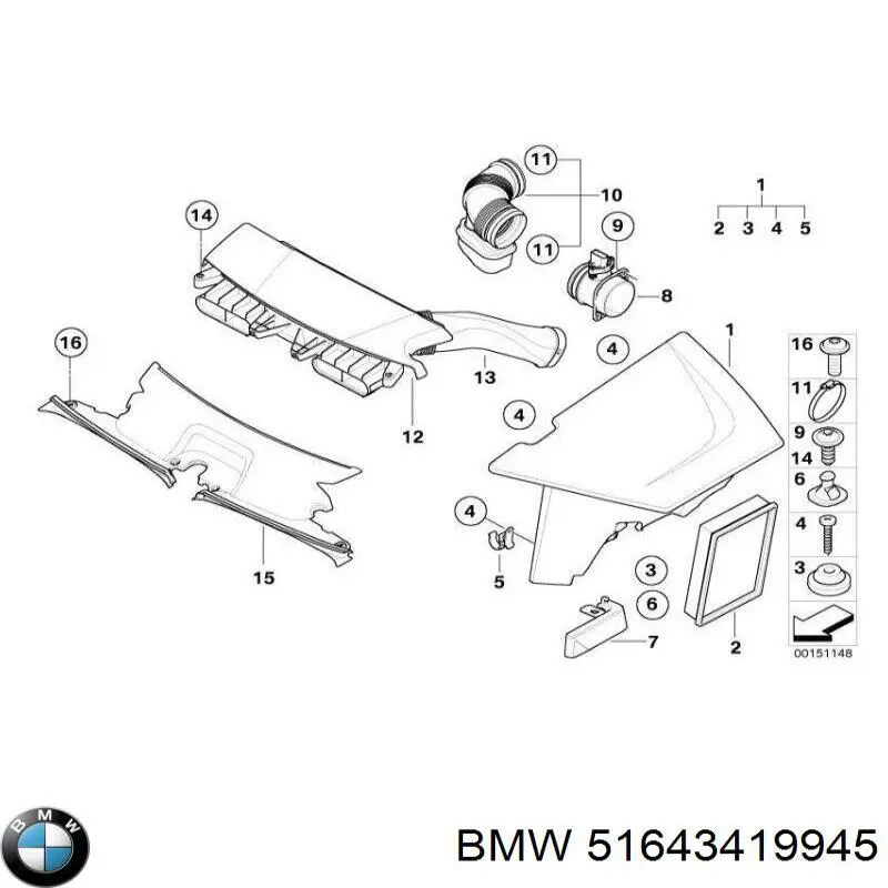 Osłona chłodnicy kompletna (panel mocowania reflektorów) BMW 51643419945 cena, od 241,76 USD