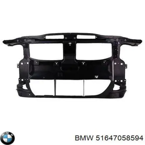 Osłona chłodnicy kompletna (panel mocowania reflektorów) BMW 51647058594 cena, od 190,22 USD