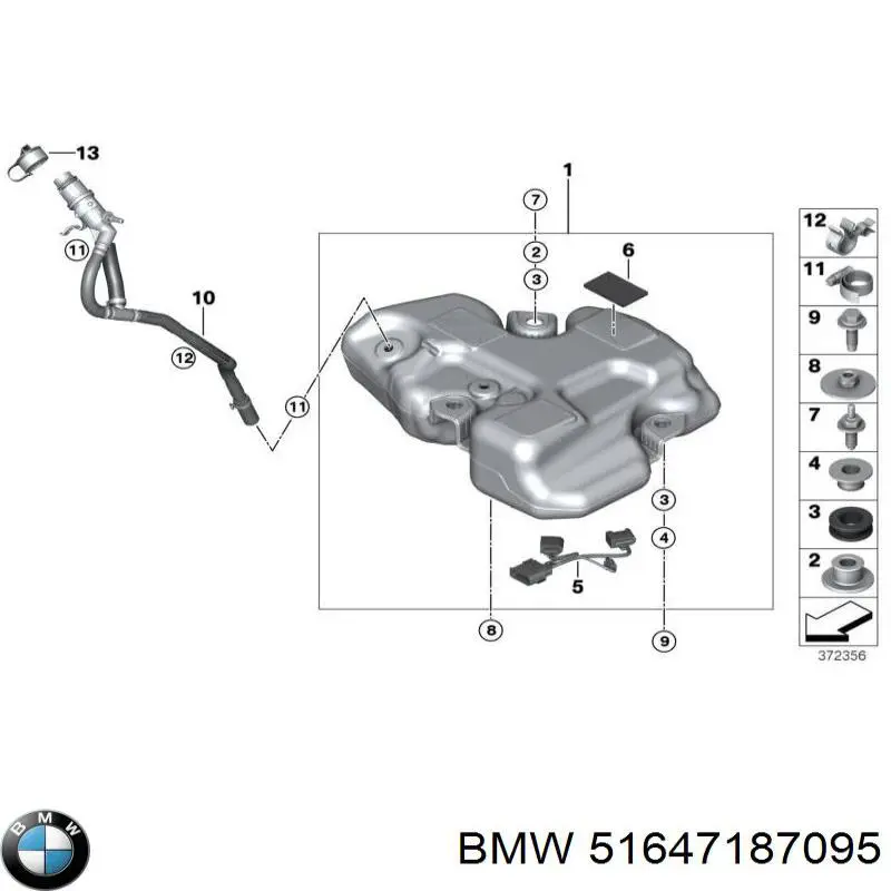 Wzmocnienie wspornika chłodnicy, dolne BMW 51647187095 cena, od 25,09 USD
